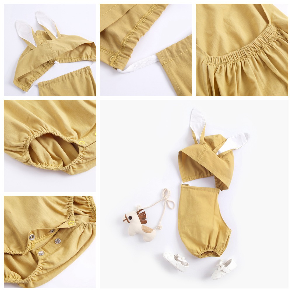 Bodysuit Sanlutoz bằng cotton phong cách thời trang cho bé (2 màu)