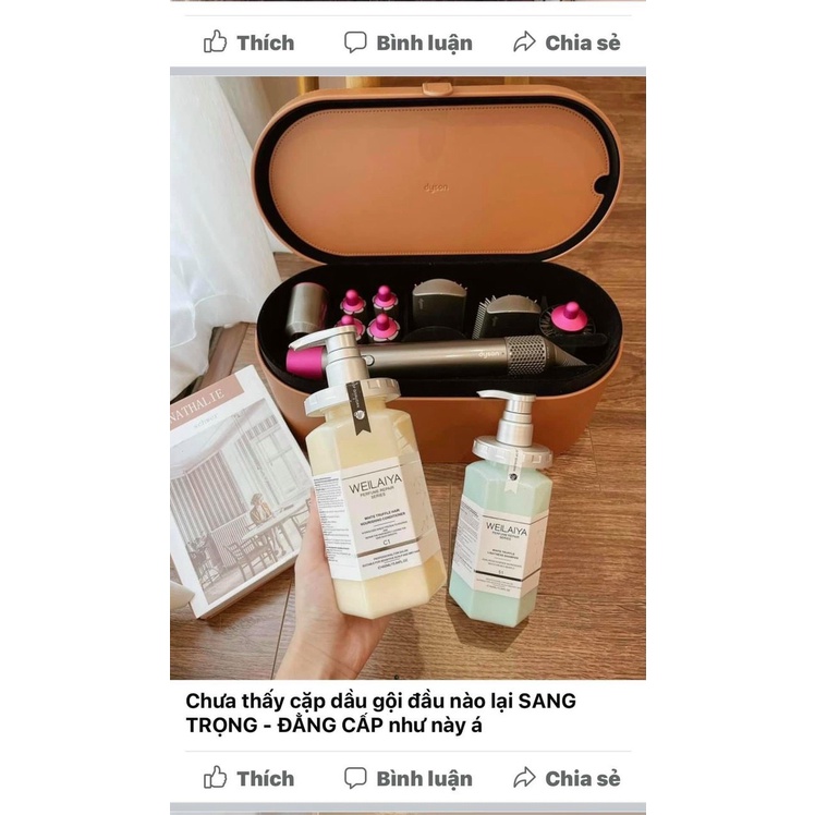 Combo Dầu Gội Dầu Xả Phục Hồi Đa Tầng Nấm Truffe Weilaiya  (Tặng Set Mini) - Hàng Chính Hãng - Wincy Mart