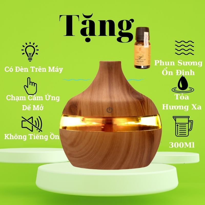 Máy Phun Sương Khử Khuẩn Aroma Cao Cấp Máy Xông Tinh Dầu Khuếch tán tinh Dầu Tỏa Hương Thơm Cho Phòng Ngủ &amp; Đuổi Muỗi