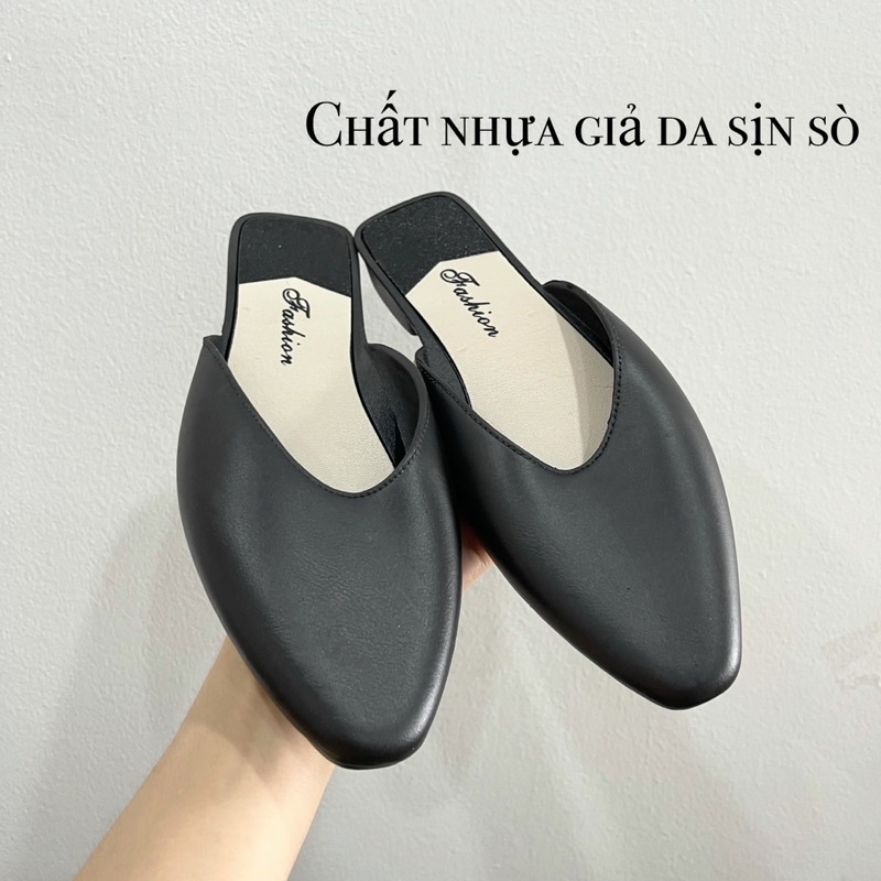 Dép Sục Mules nhựa dẻo Cực Sang Chảnh, đi mưa thoải mái không thấm nước D04