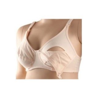 Áo ngực cotton không đệm/loại mở trên cho mẹ bầu và con bú