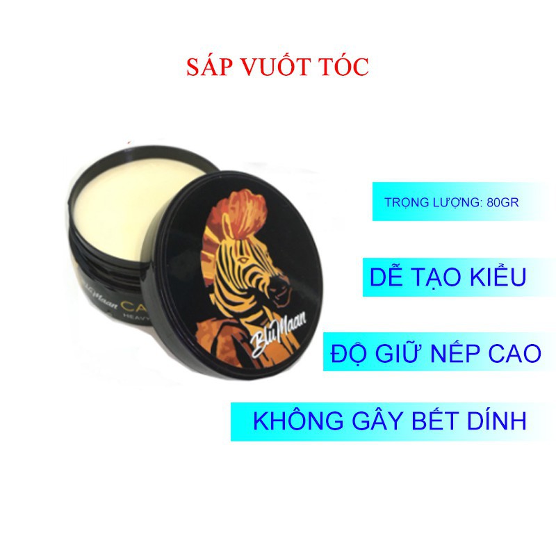 SÁP VUỐT TÓC NAM BLUMAAN CAVALIER HEAVY CLAY (NGỰA VẰN)