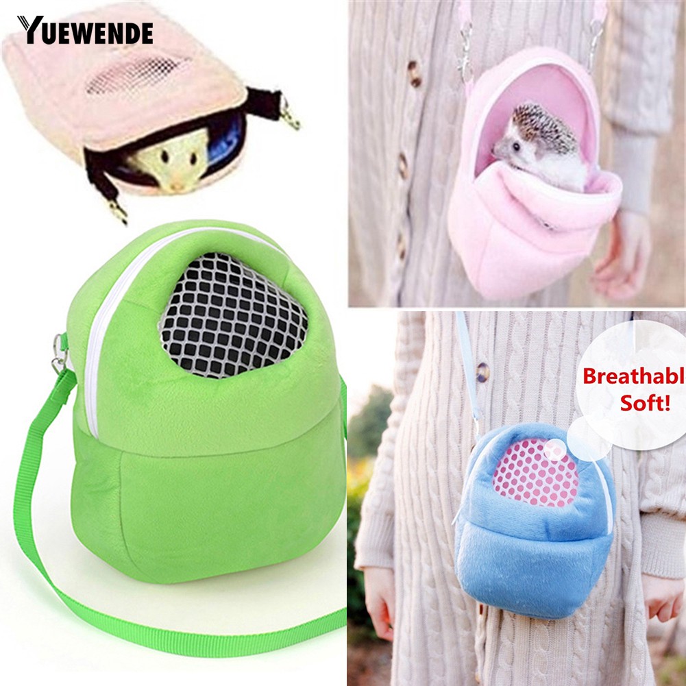Túi đựng thú cưng hamster dạng lưới thoáng khí tiện dụng khi đi du lịch