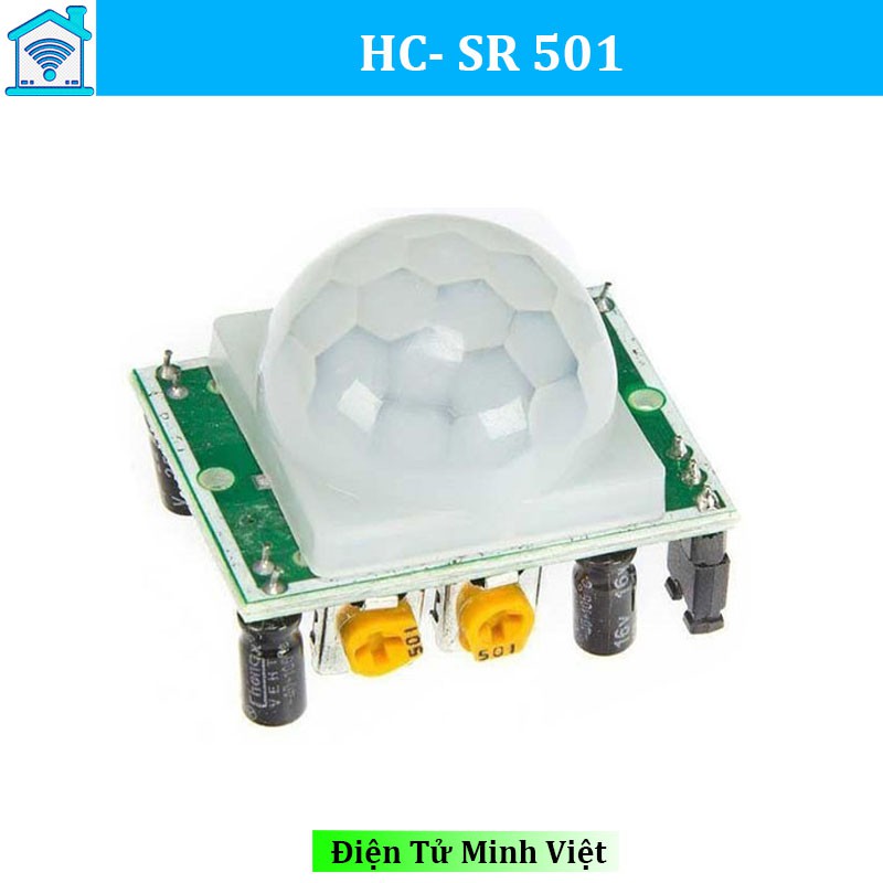 Mạch Cảm Biến Thân Nhiệt Chuyển Động Pir HC SR501 - Module Arduino