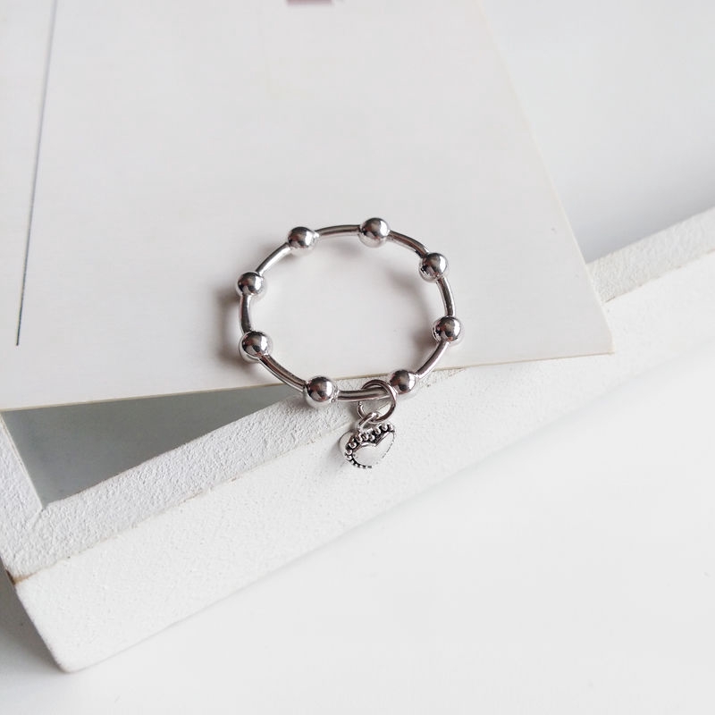 Nhẫn Hình Trái Tim Nhỏ Phong Cách Baroque 22220