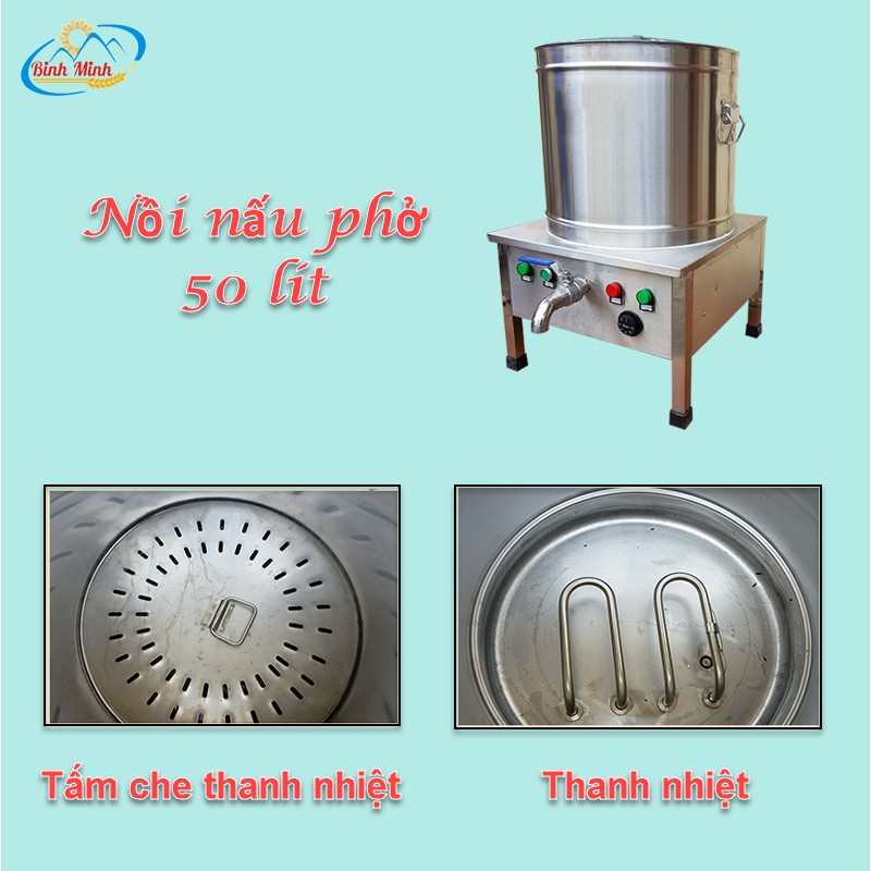 Nồi Nấu Phở 50 Lít