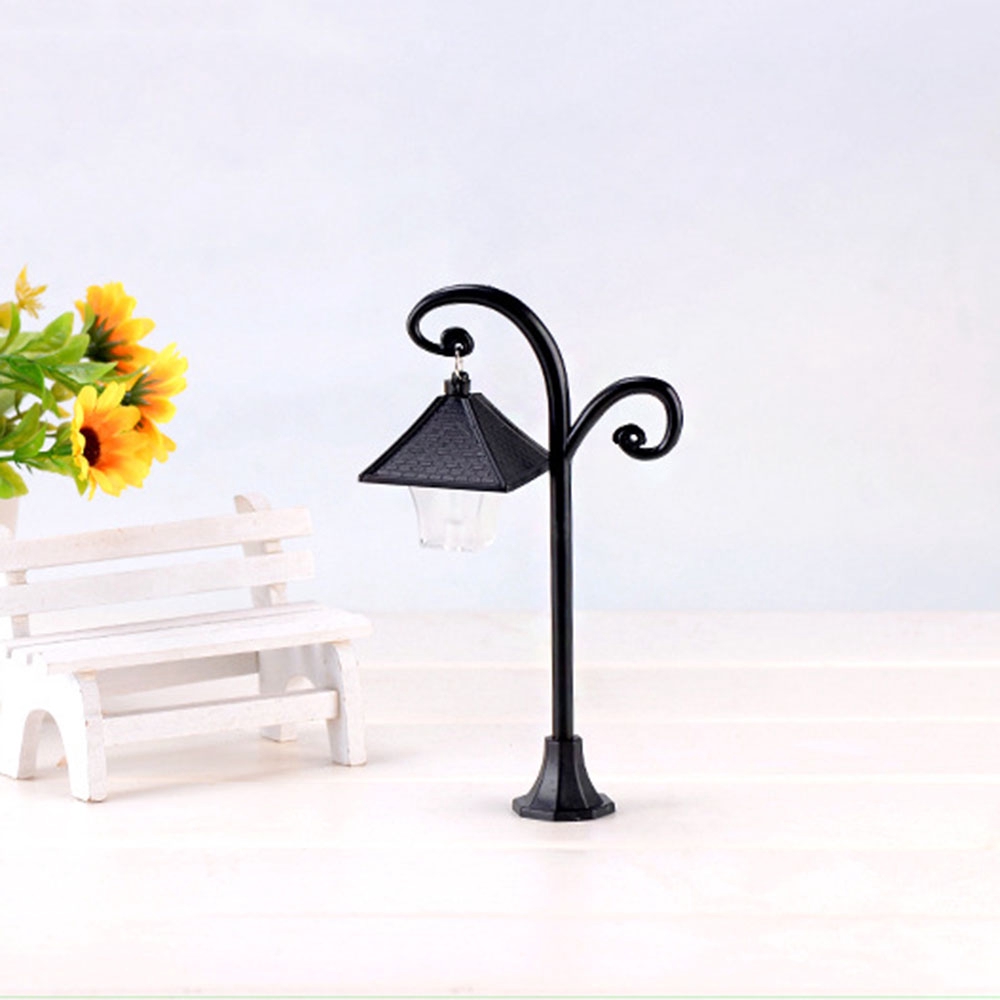 Đèn đường bằng resin xinh xắn trang trí cho tiểu cảnh bonsai/nhà