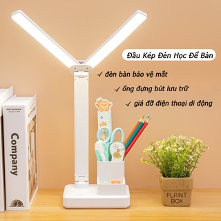 Đèn học để bàn，3 chế độ ánh sáng biến thiên，đèn đọc led，trong khi đọc sách chống cận thị hiệu quả -xqy-59