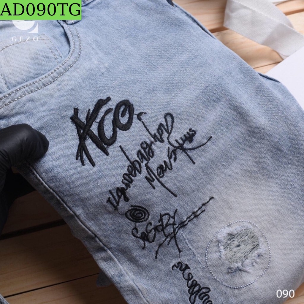 Quần Jean Nam Rách Co Giãn 🔵 𝐅𝐑𝐄𝐄 𝐒𝐇𝐈𝐏 🔵 Quần Bò Nam Hàng Quảng Châu Hpfashion - Qjnhp06 | BigBuy360 - bigbuy360.vn