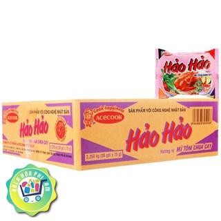 Thùng 30 gói mì Hảo Hảo chua cay 75g