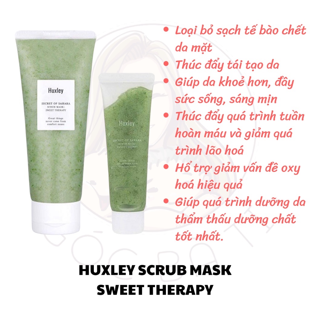 TẨY TẾ BÀO CHẾT MẶT HUXLEY SCRUB MASK