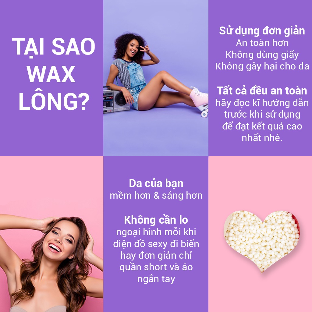 Nồi wax lông chống dính CANDYWAX đen, nồi nấu sáp wax lông cao cấp