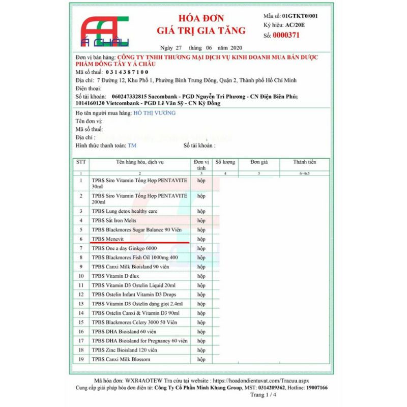 Menevit 30-90 viên Úc, Cải Thiện Chất Lượng Tinh Trùng, Hỗ trợ Vô Sinh Hiếm Muộn