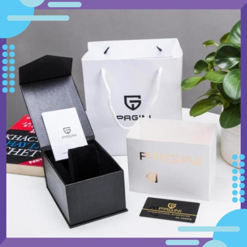 [Chính hãng 100%] Đồng Hồ Nam PAGINI PA5566 - Đồng hồ Thời Trang nam Dây Thép Không Gỉ - Bảo hành 2 