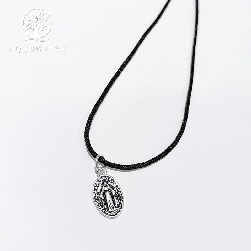 Dây chuyền mặt bạc noel an lành - NQ Jewelry
