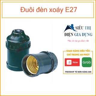 Đuôi đèn xoáy e27- màu ngẫu nhiên