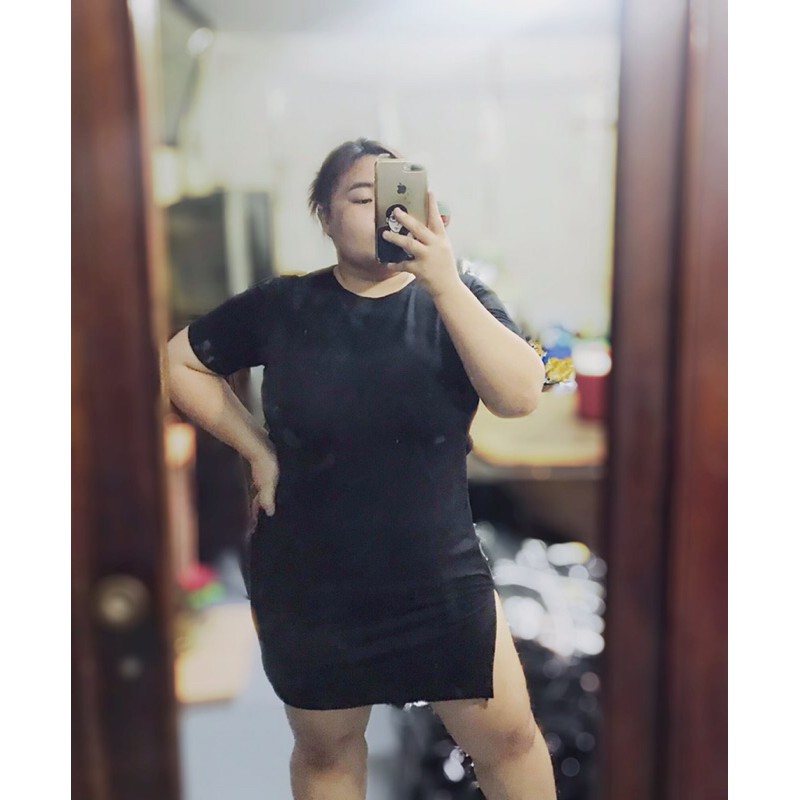 Váy body tay lỡ hở lưng Bigsize 60-90kg | BigBuy360 - bigbuy360.vn