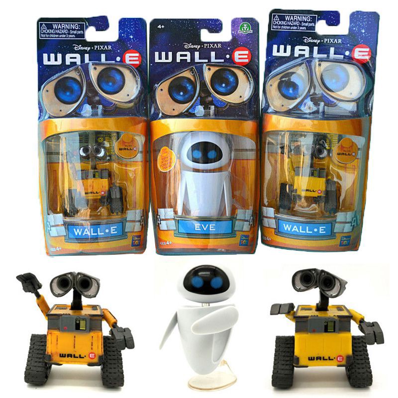 9CM Đồ chơi mô hình rô bốt biết yêu WALL-E / EVE