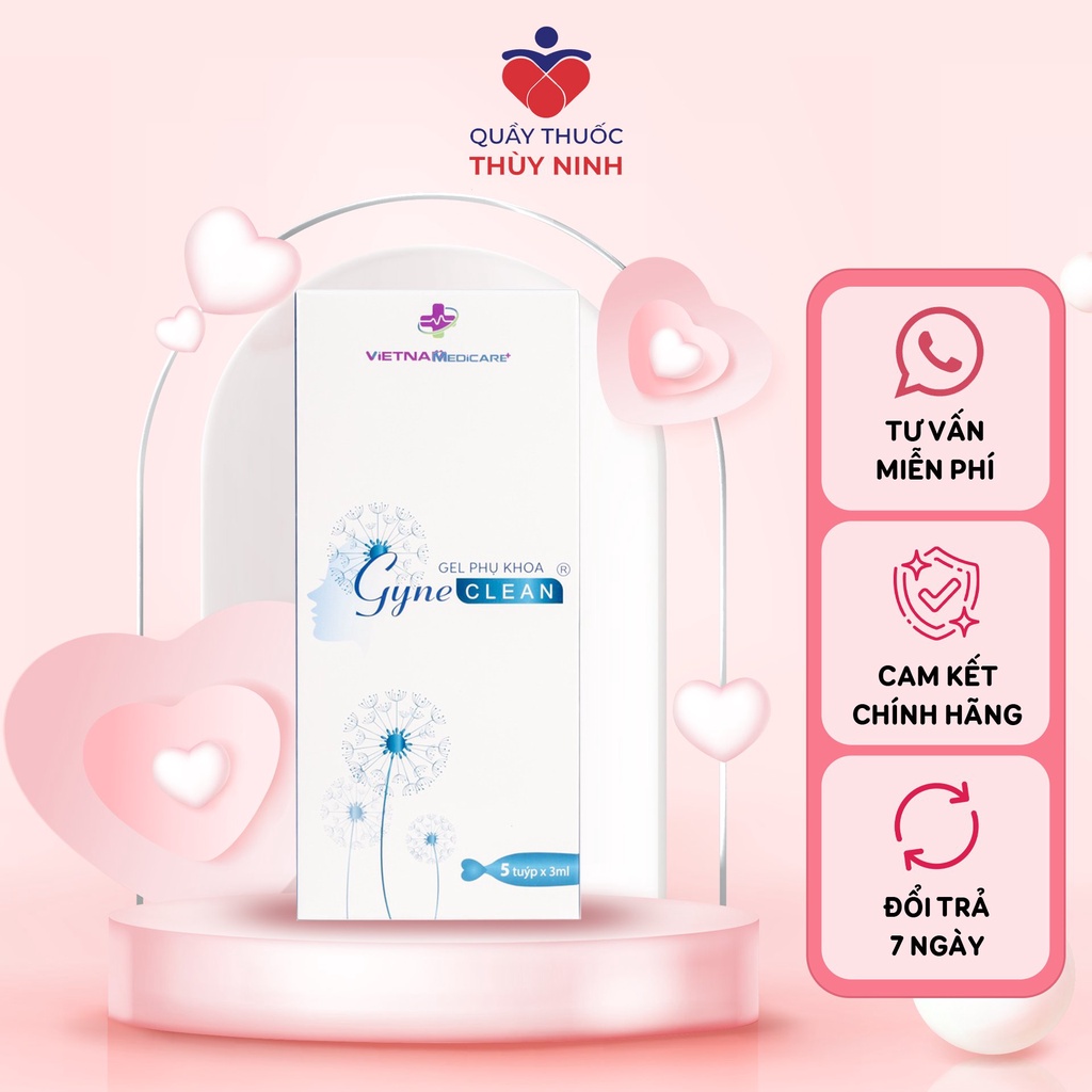 GEL PHỤ KHOA Gyne CLEAN - Ngăn ngứa, khử mùi hôi, cân bằng độ pH - Đũa thần tình yêu