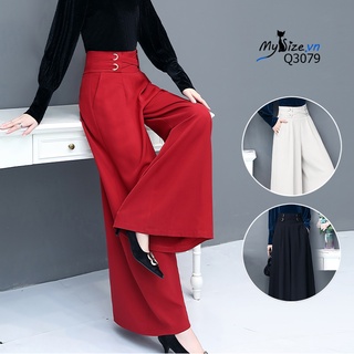 Quần ống rộng nữ công sở nhiều màu Q3079 - Mysize.vn