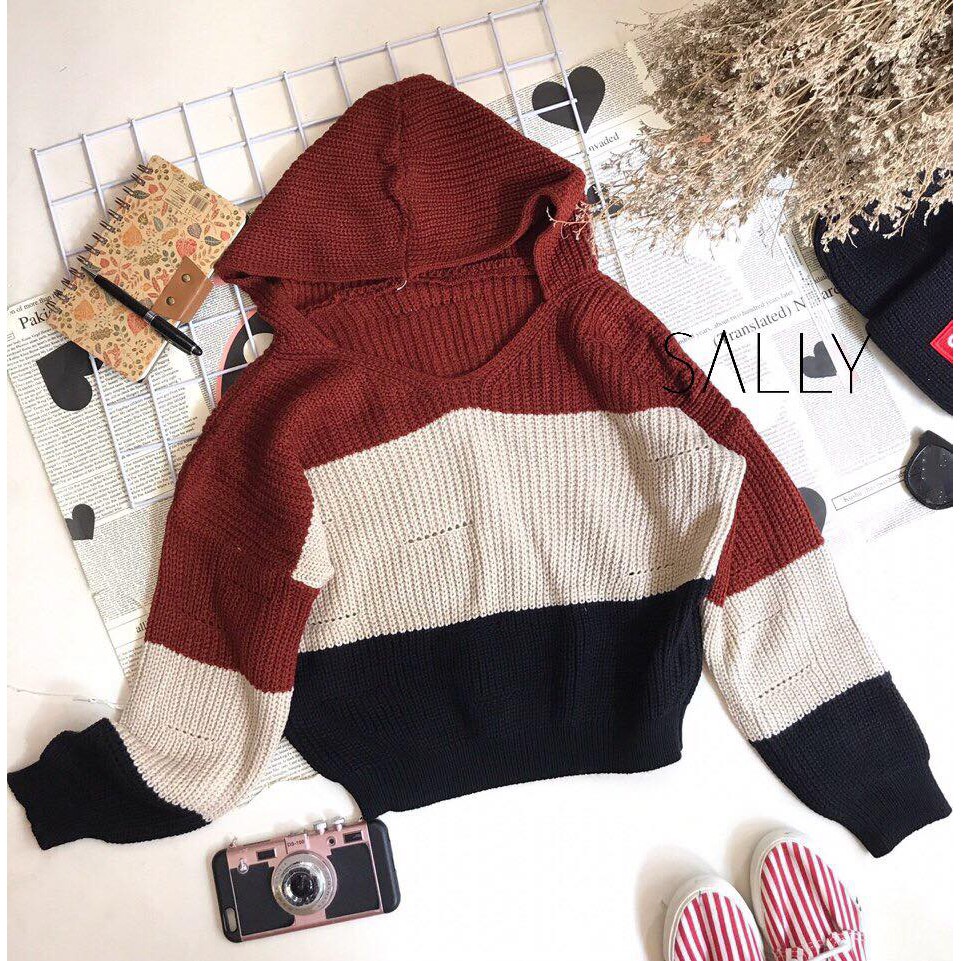 ÁO LEN NÓN KẺ SỌC