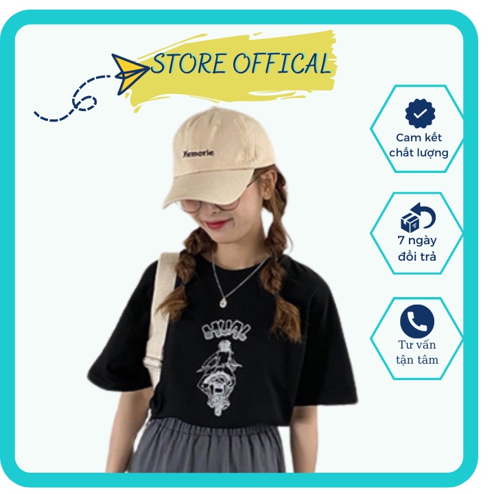 Mũ lưỡi trai, nón kết thêu chữ Memorie phong cách Thời Trang form unisex nam nữ - Hazis Store