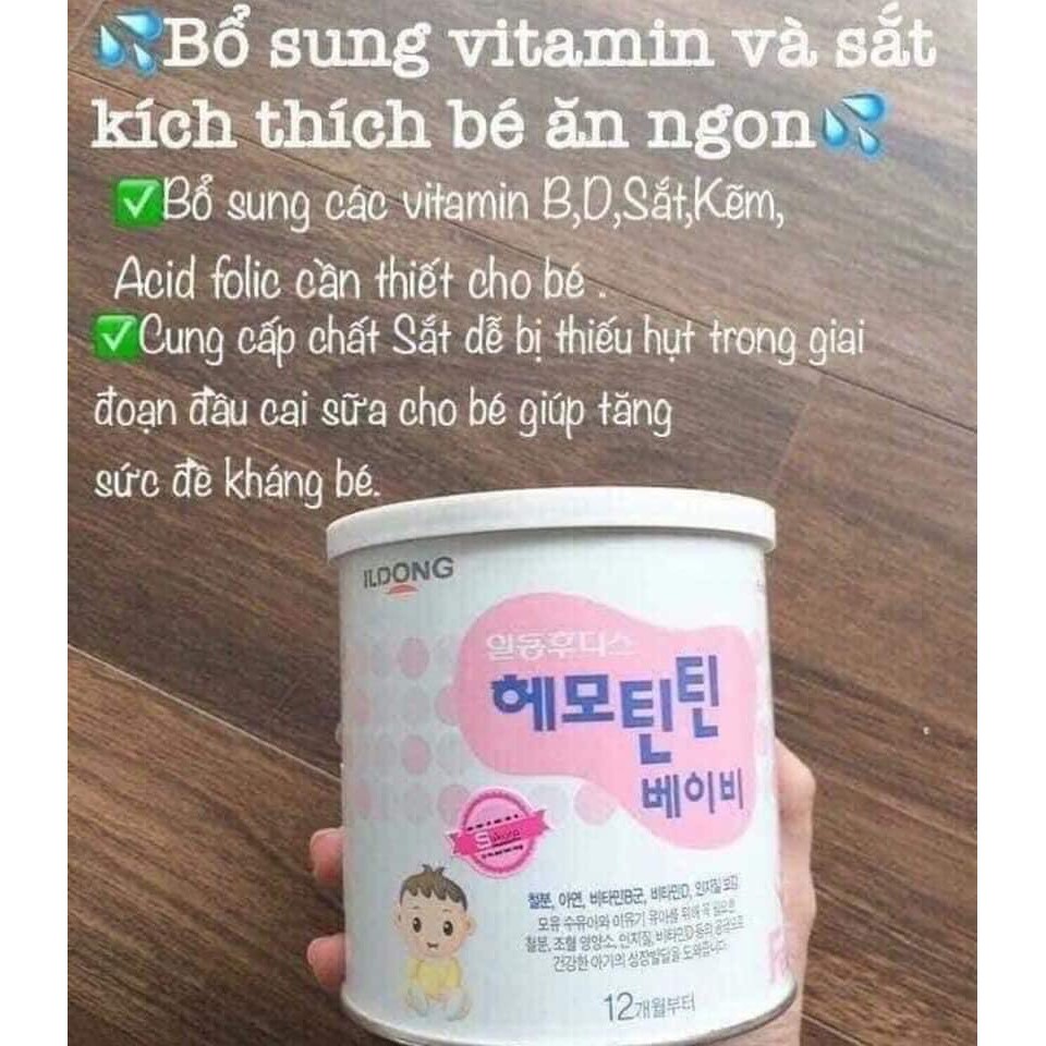 TÁCH LẺ 5 GÓI SỮA NON HEMOTINTIN ILDONG BỔ SUNG SẮT VÀ VITAMIN