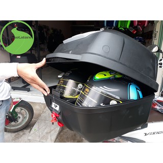 Thùng Givi E43N 43L - Chính Hãng ĐỒ PHƯỢT STORE - Thùng Vuông Sau Xe Máy, Cốp Đựng Đồ