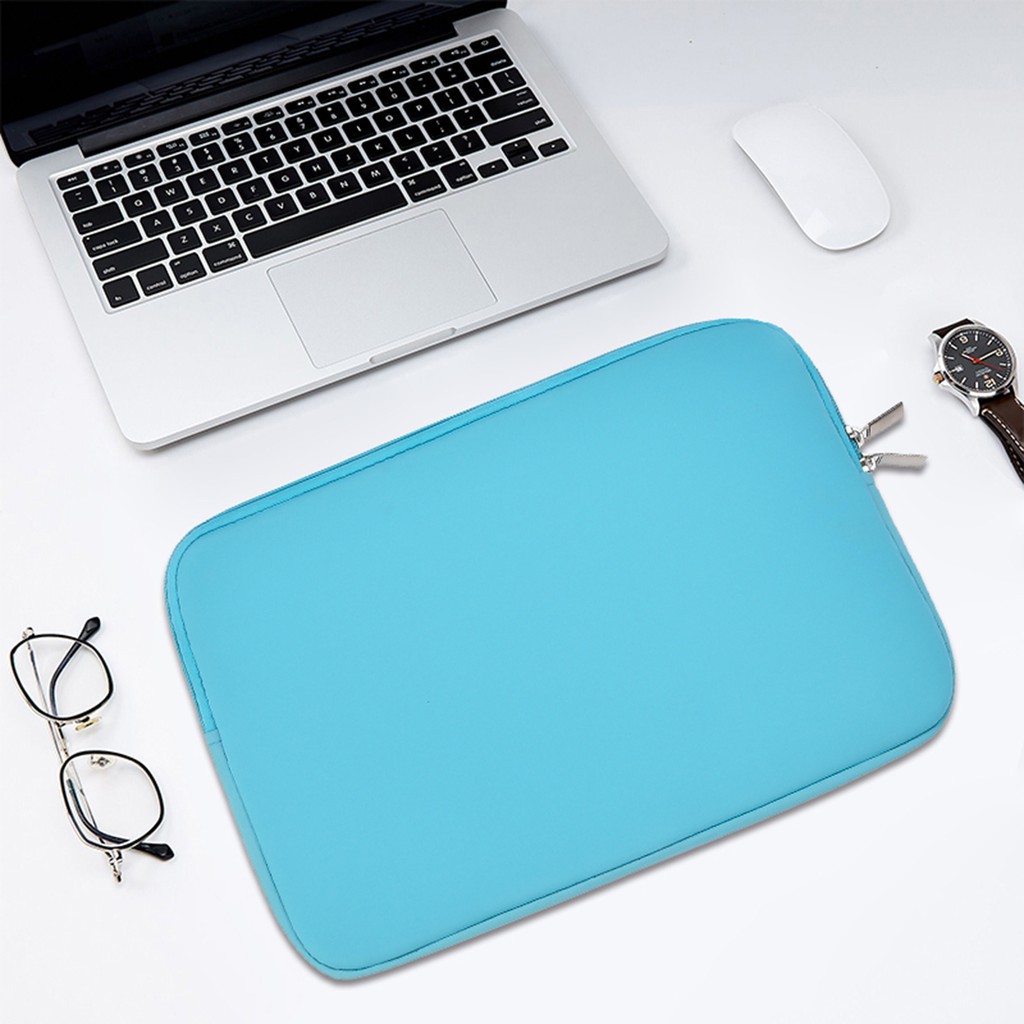 P Túi cất laptop Macbook chuyên dụng phổ biến màu và cỡ 11 12 13 14 15 15.6 inch dạng khóa kéo 36 6