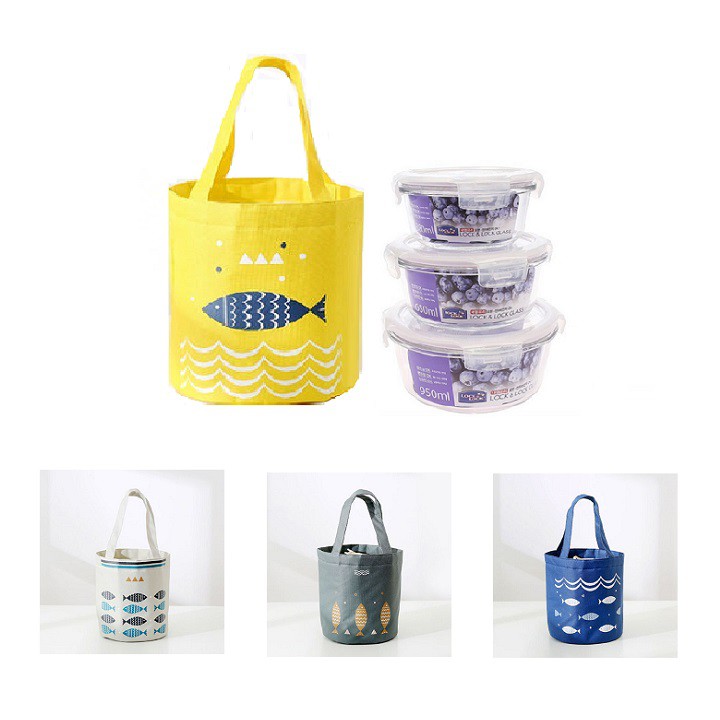 bộ hộp cơm thủy tinh lock&lock - hộp cơm thủy tinh lock&lock