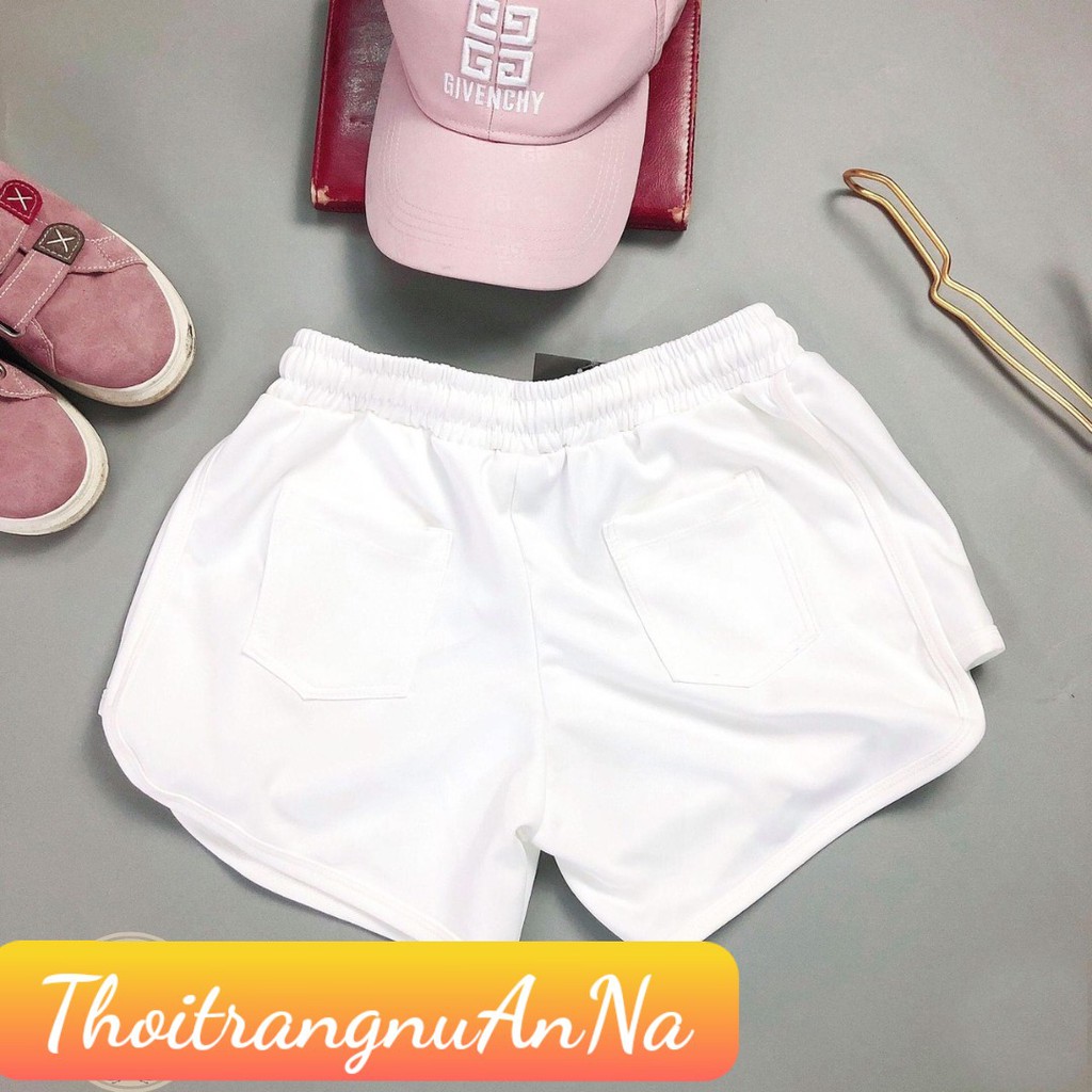 QUẦN ĐÙI NỮ CÓ TÚI LAI BẦU KIỂU HÀN QUỐC THỜI TRANG NỮ ANNA