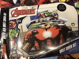 Bộ vỏ chăn gối #Avengers cho bé