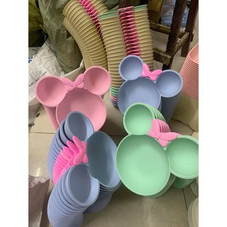 Khay ăn dặm lúa mạch cho bé - hình Mickey