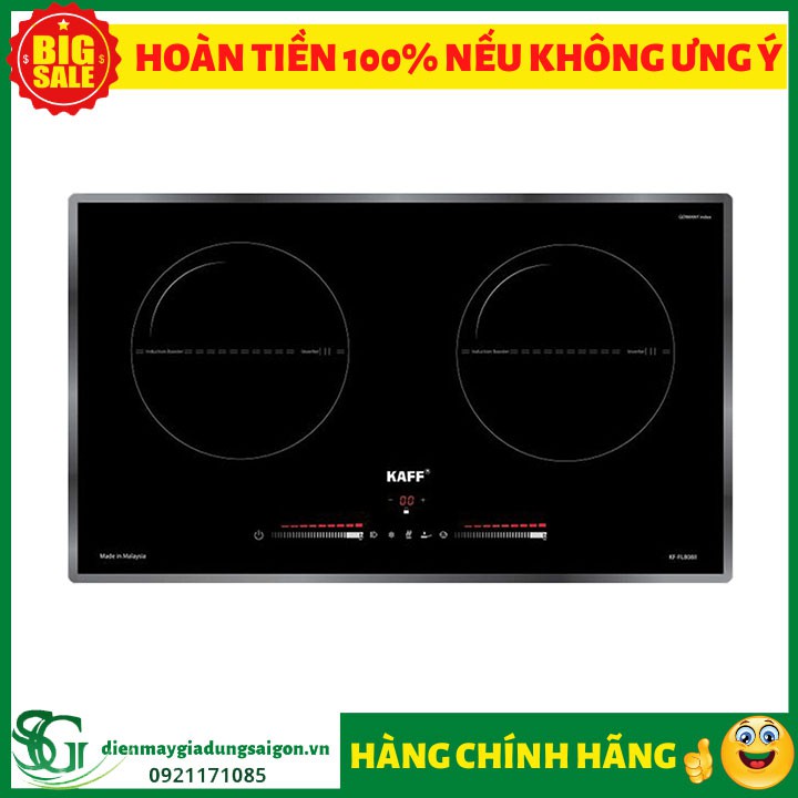 SALE Combo khủng 12.12 khi mua bếp từ đôi KAFF KF-FL808II tặng ngay bếp điện không khói và nồi áp suất cao cấp