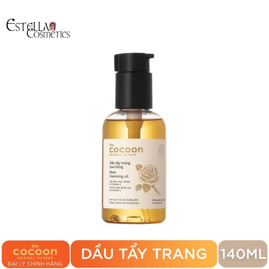 Dầu Tẩy Trang Hoa Hồng Cocoon Rose Cleansing Oil 140ml