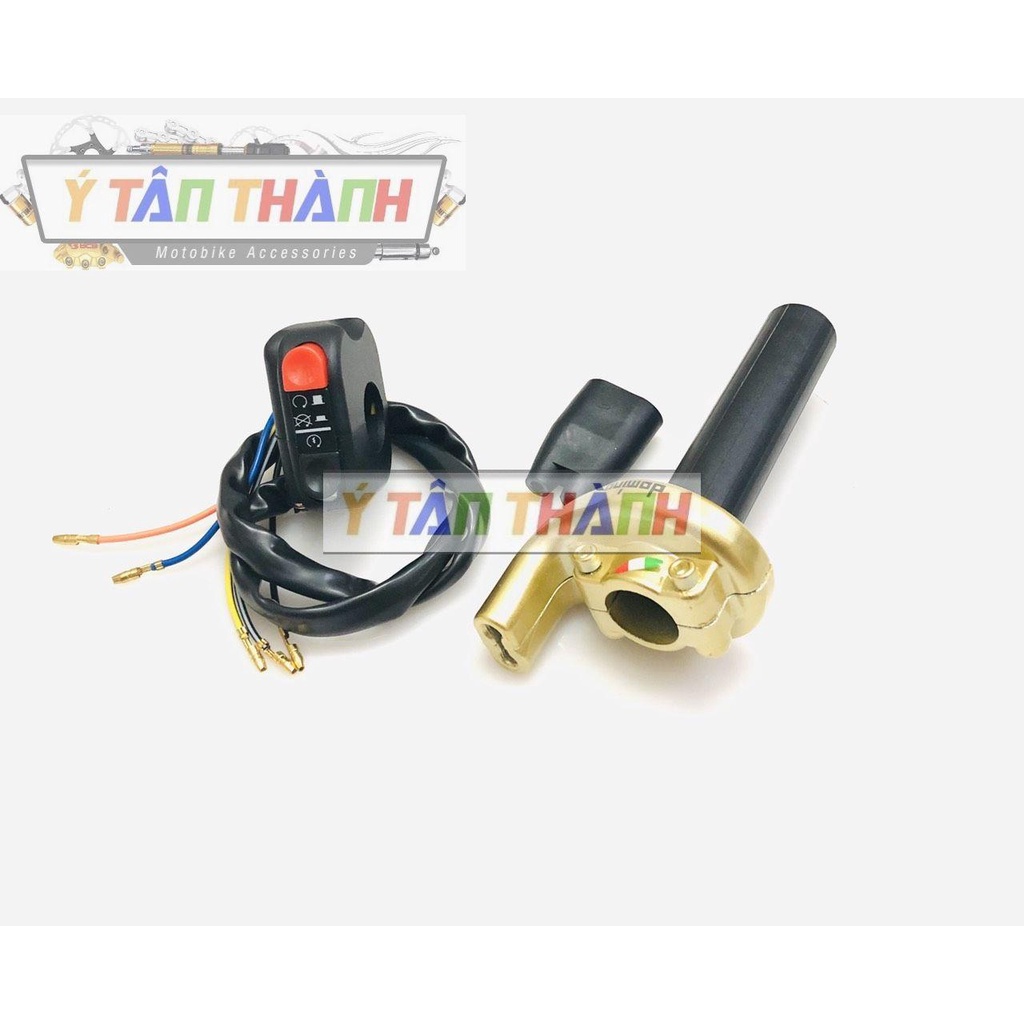 Cùm Tăng Tốc Domino 2 Dây Ga Trên Có Cùm Đề MS1019