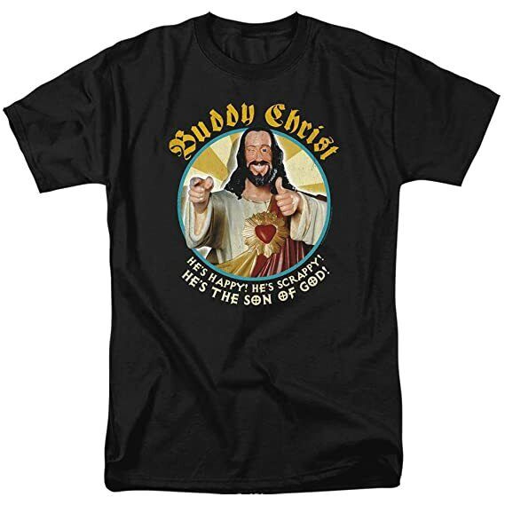 Áo thun Buddy Christ Jay And Silent Bob Dogma View Askew Thư ký Giáng sinh