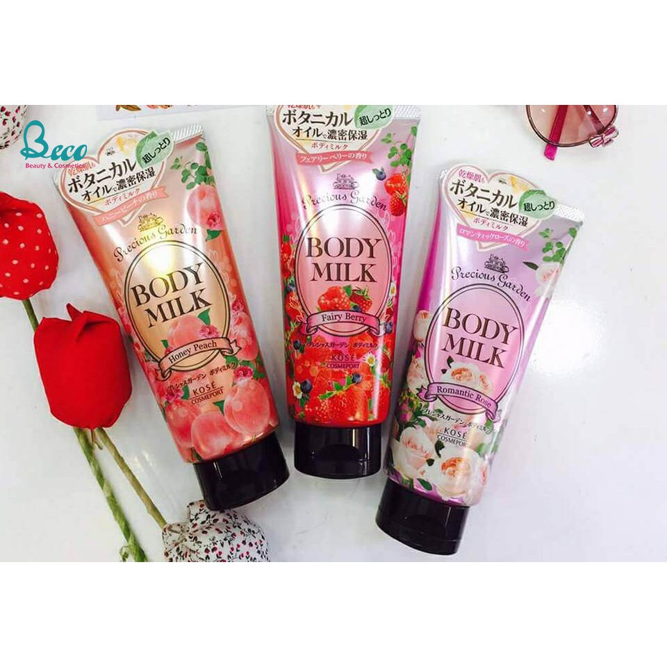 Dưỡng Thể Body Milk Kose Precious Garden Nhật Bản