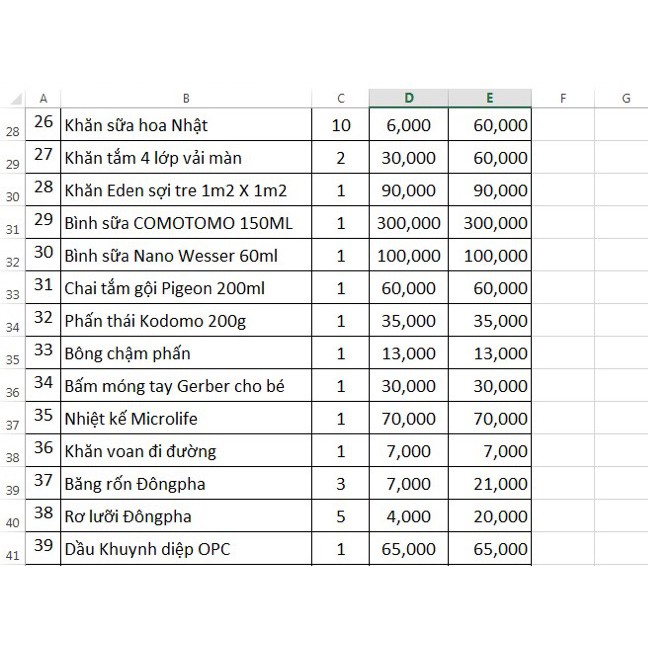 SET ĐỒ SƠ SINH TRỌN GÓI CAO CẤP