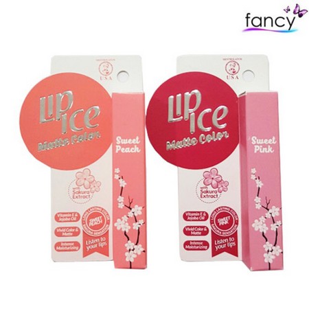 (hàng Mới Về) Son Kem Lì Thiết Kế Hình Que Kem 2 Màu Sắc Tùy Chọn 4gr | BigBuy360 - bigbuy360.vn