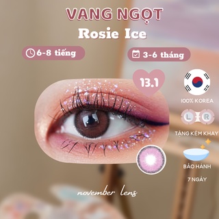 Kính áp tròng Rosie Ice Violet màu vang ngọt ngào
