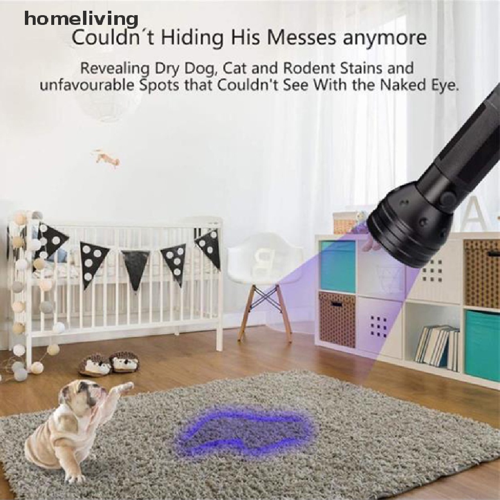 Đèn Pin Tia Cực Tím 51 / 100LEDs Ánh Sáng Đen 395nm