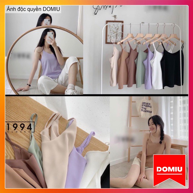 [Mã FAMAYWA giảm 10K đơn 50K] Áo 2 dây chất đũi lụa hàng đổ shop