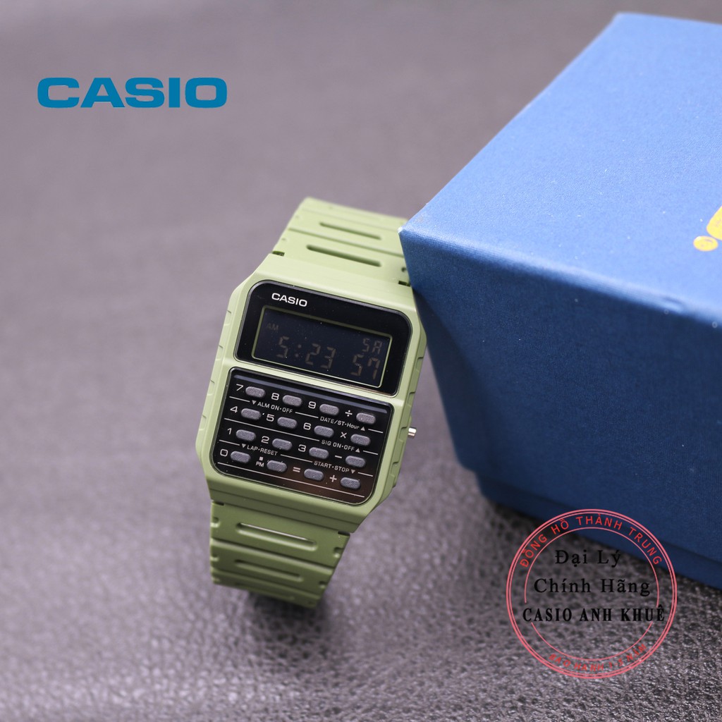 Đồng hồ nam điện tử Casio CA-53WF-3BDF dây nhựa