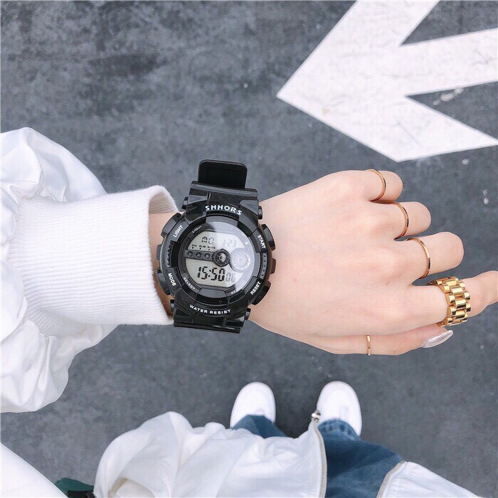 [Mã FAMAYFA2 giảm 10K đơn 50K] [Giá rẻ] ĐỒNG HỒ NỮ DÂY CAO SU SHHORS DS274 FORM TRÒN NHỎ THỂ THAO | BigBuy360 - bigbuy360.vn