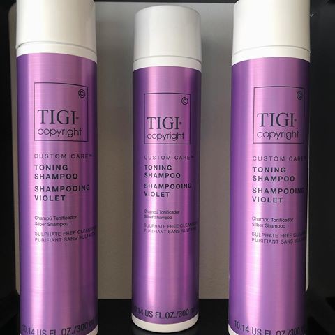 {Siêu rẻ} {Chính hãng} Dầu gội tím khử vàng dành cho tóc tẩy Tigi Copyright Toning VIOLET Shampoo 300ml