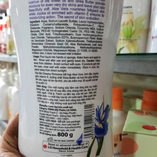 Sữa Tắm Hoa Iris Double Rich Dreamy Romance 800ml