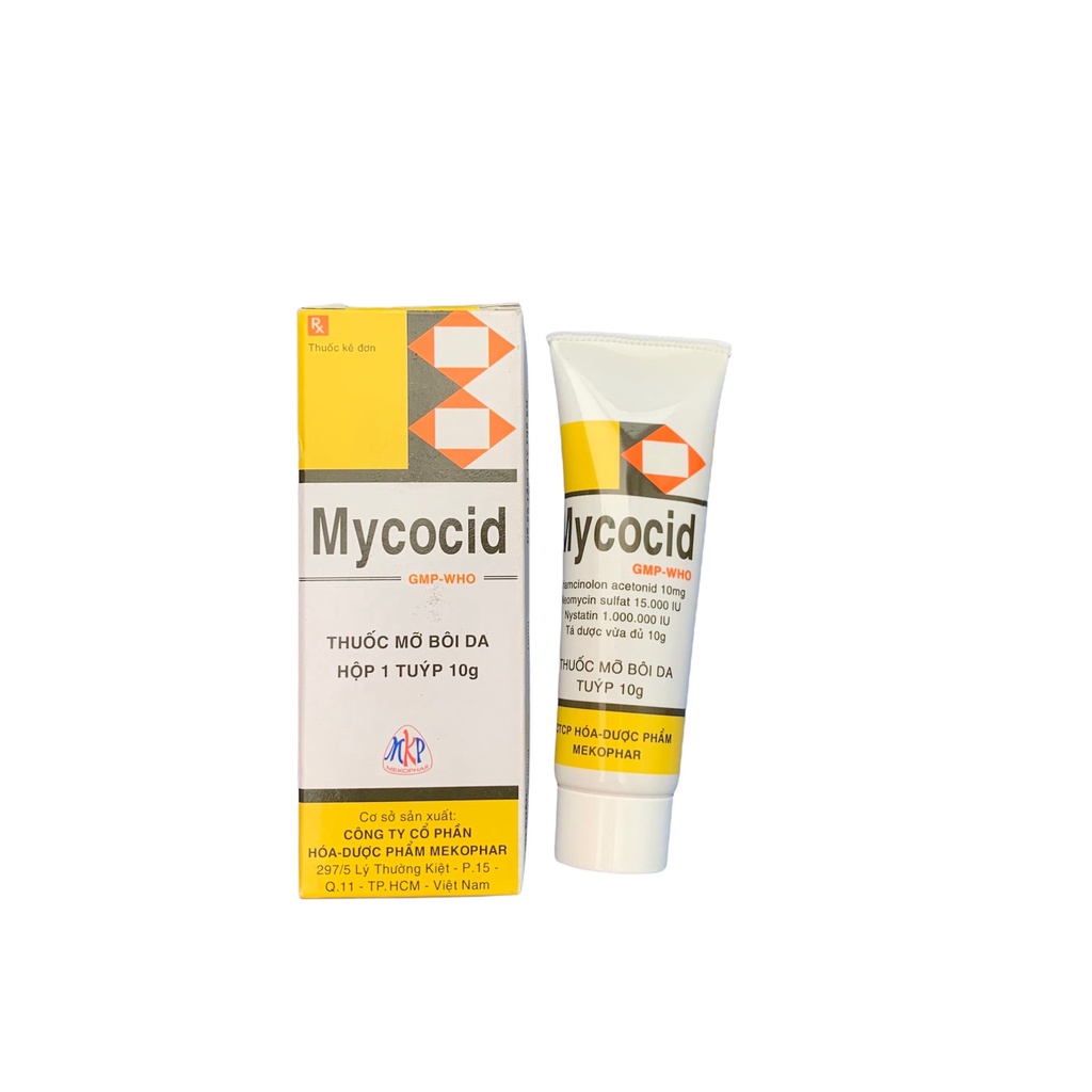 Kem MYCOCID hỗ trợ bệnh eczema, viêm da tiếp xúc, ngứa, nấm da - 10g
