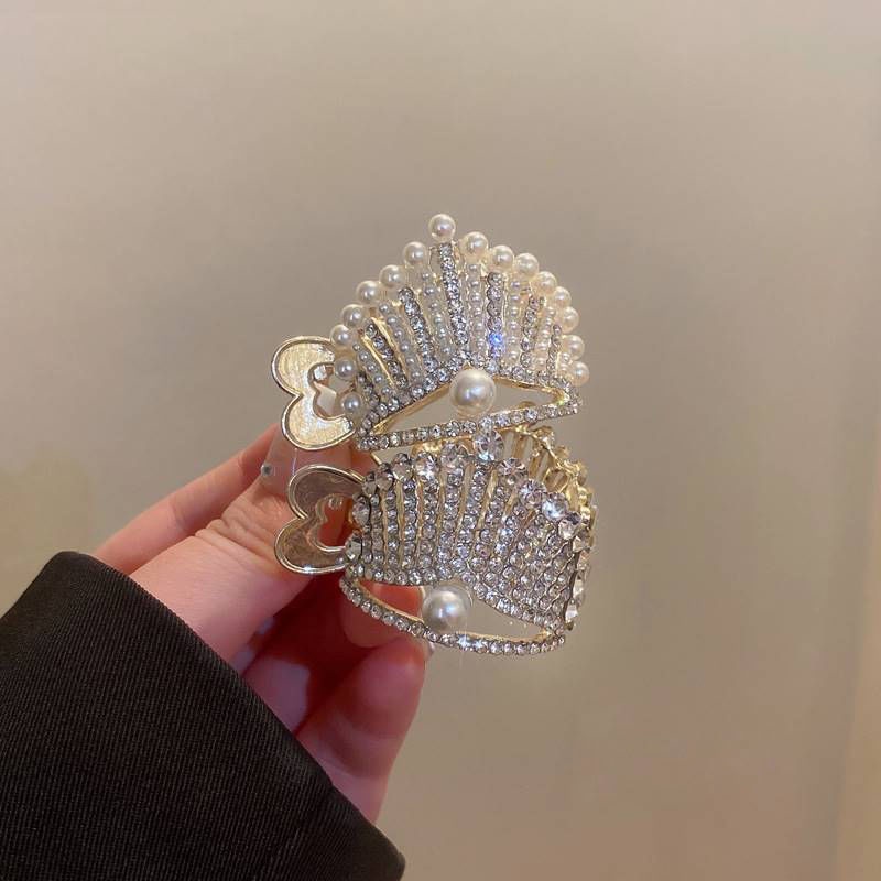 Kẹp TóC HìNh Vương MiệN BằNg Kim LoạI ThờI Trang Cho Nữ