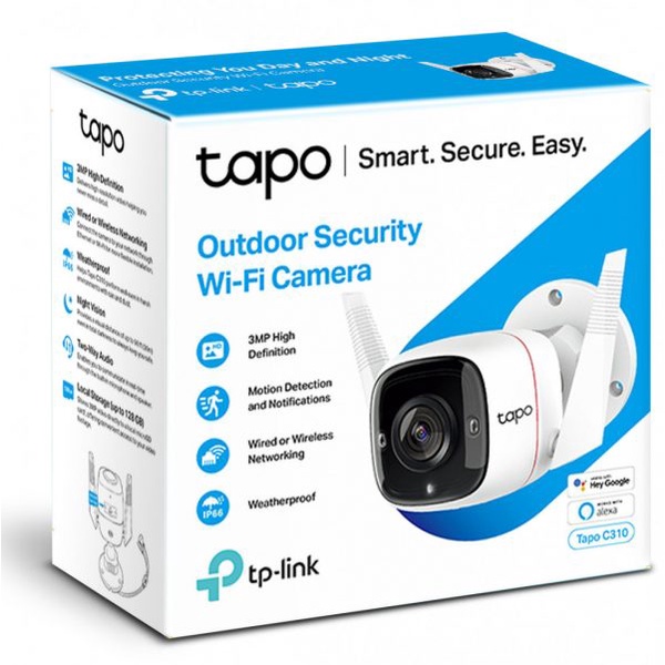 Camera ip wifi ngoài trời TP-Link Tapo C310 3MP giám sát an ninh hình ảnh sắc nét chính hãng - VDS SHOP